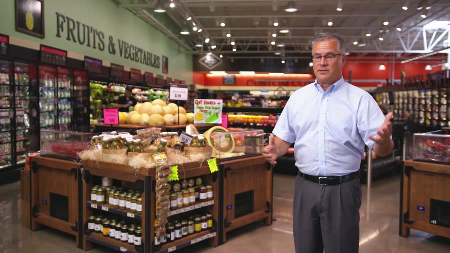 Harps produce section